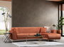 Atelier Del Sofa Sofá-Cama de Esquina Color Canela